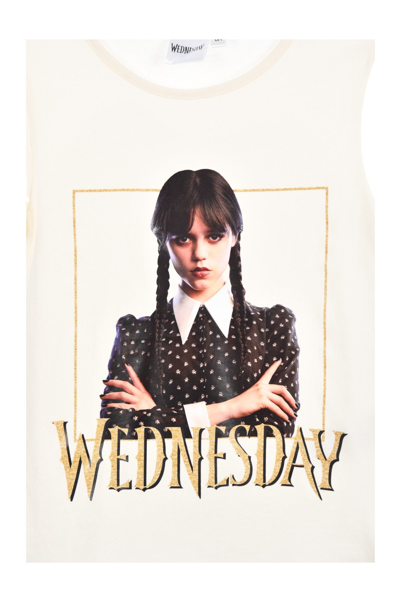 Wednesday T-Shirt Mädchen Jersey Kurzarmshirt aus Baumwolle Gr. 116 - 152 cm