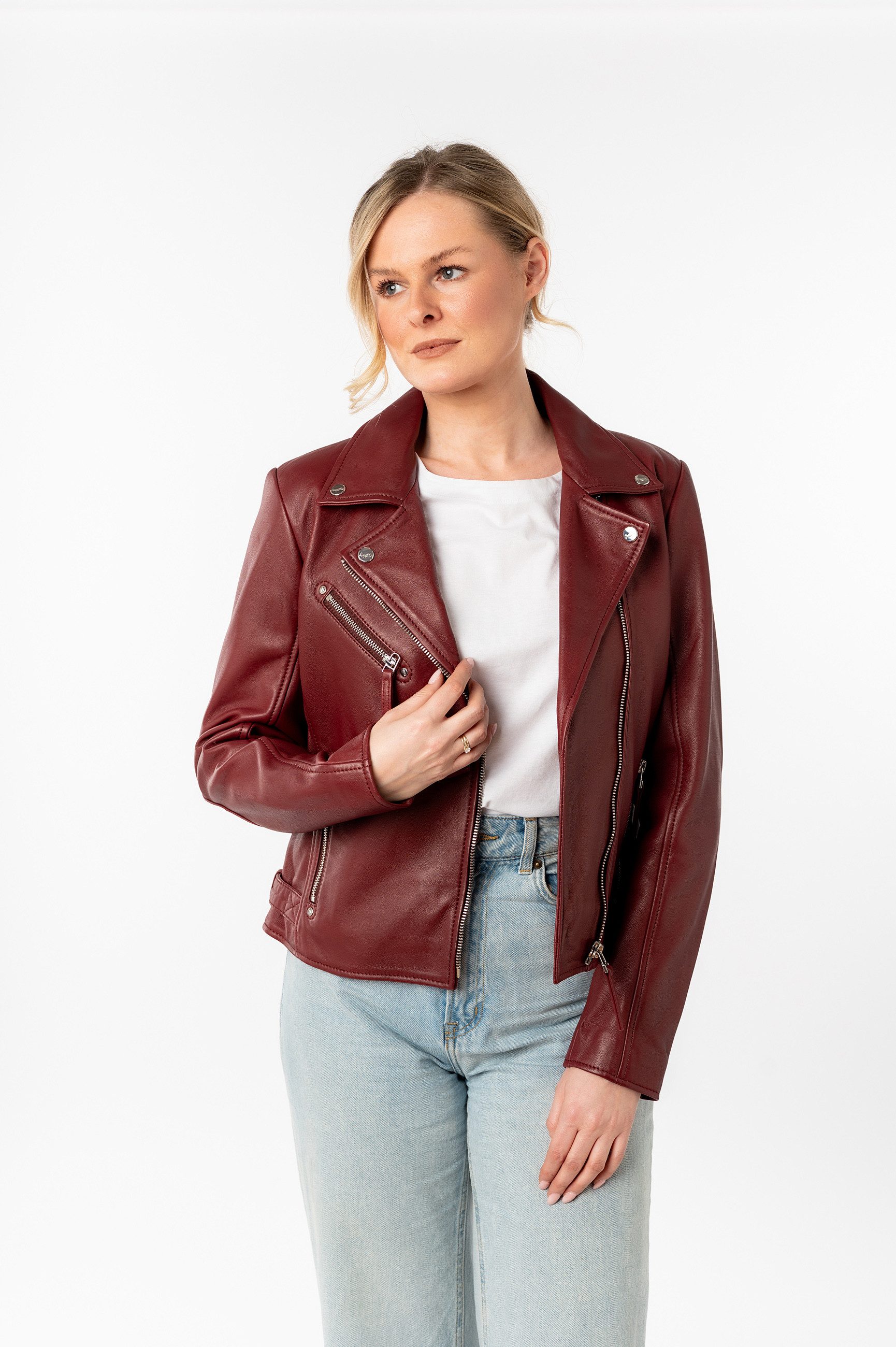 Mauritius Lederjacke MWPasja mit Reverskragen günstig online kaufen