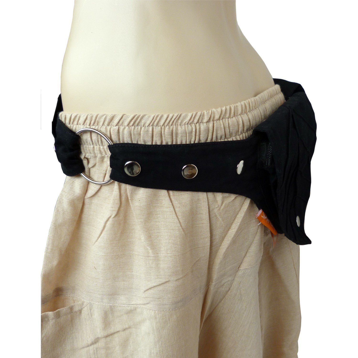 SIMANDRA Gürteltasche Bauchtasche Blatt, 4 Taschen, individuell verstellbar, Reißverschluss, Druckknopf