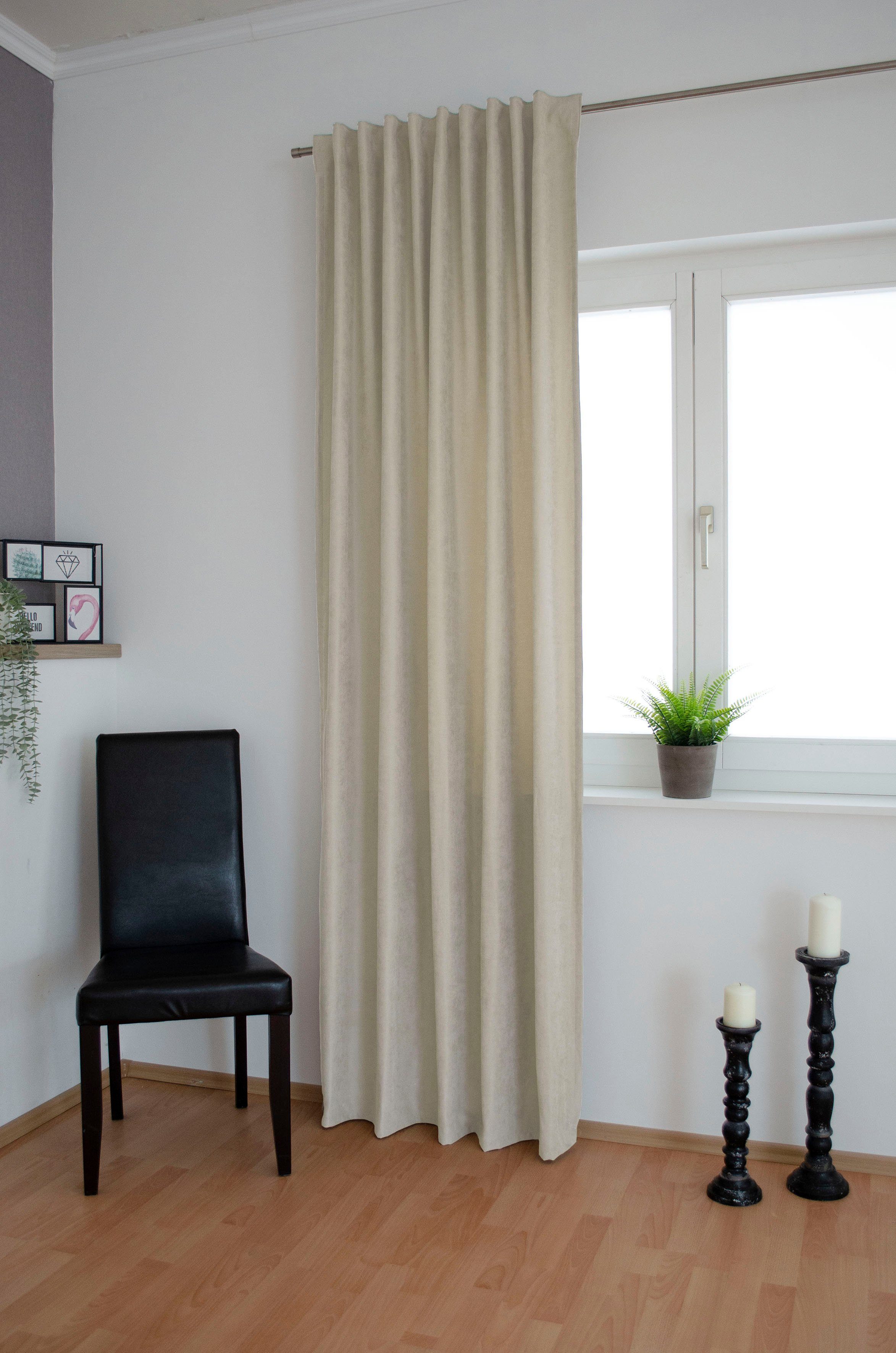 Schlaufenschal   ¦ beige ¦ Maße (cm): B: 140 H: 1 Gardinen & Rollos > Gardi günstig online kaufen