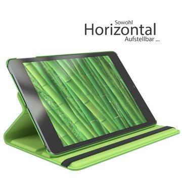 EAZY CASE Tablet-Hülle Rotation Case für Apple iPad Mini 5. Generation 7,9 Zoll, Tabletcover Case Hardcover Flipcover zum Aufstellen Klapp-Case Grün