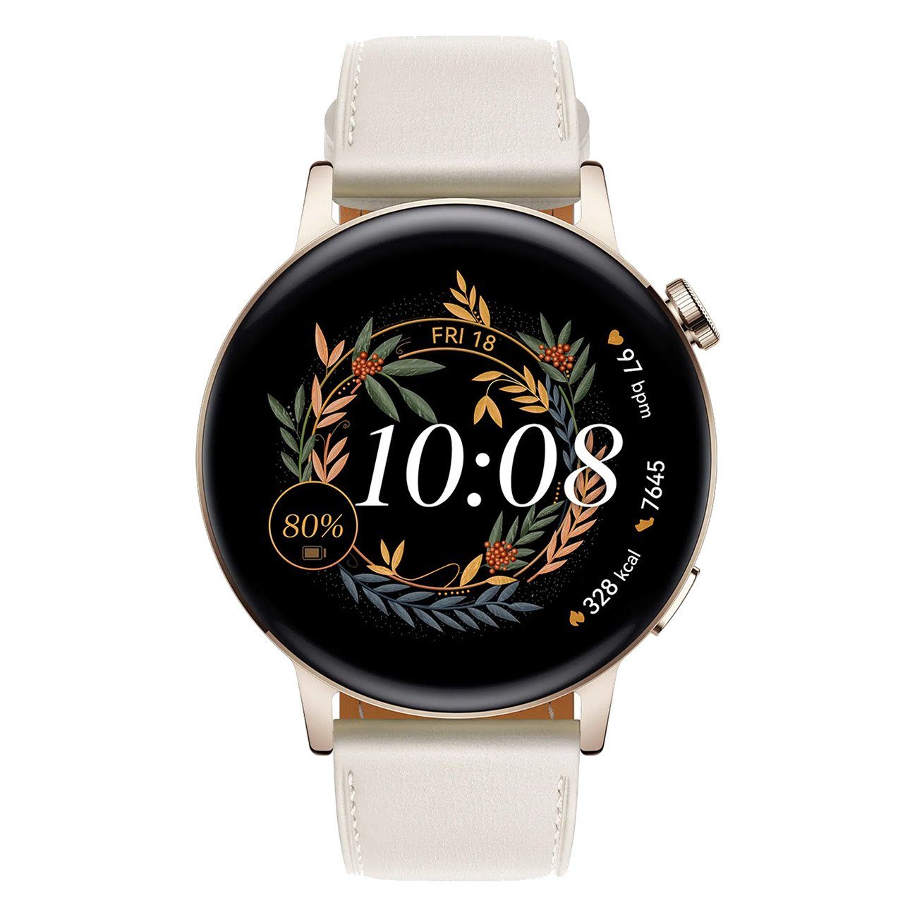 Huawei Watch GT 3 Elegant 42 mm - Smartwatch - light gold/white Smartwatch,  Bis 50 Meter Wasserdicht
