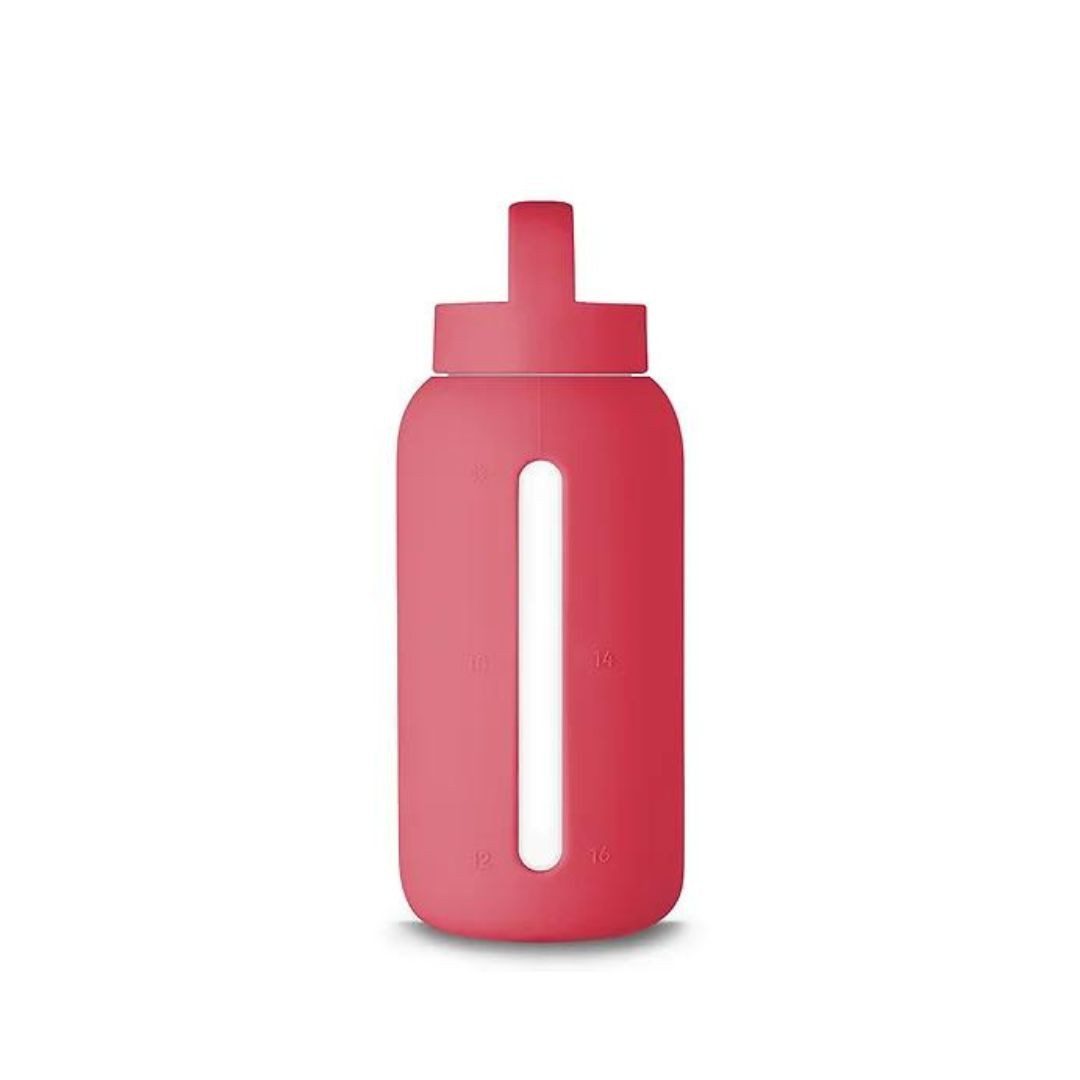 suebidou Trinkflasche 720 ml moderne Wasserflasche Borosilikatglas robust hitzebeständig, Hochwertiges Borosilikatglas
