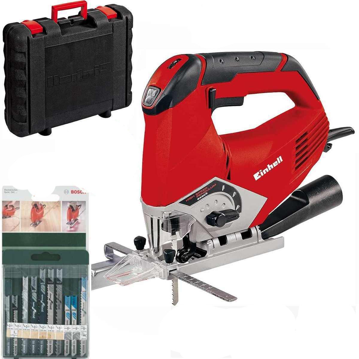 Einhell Pendelhubstichsäge TE-JS 100 750W 4-Stufen Pendelhub Koffer 10x Bos günstig online kaufen