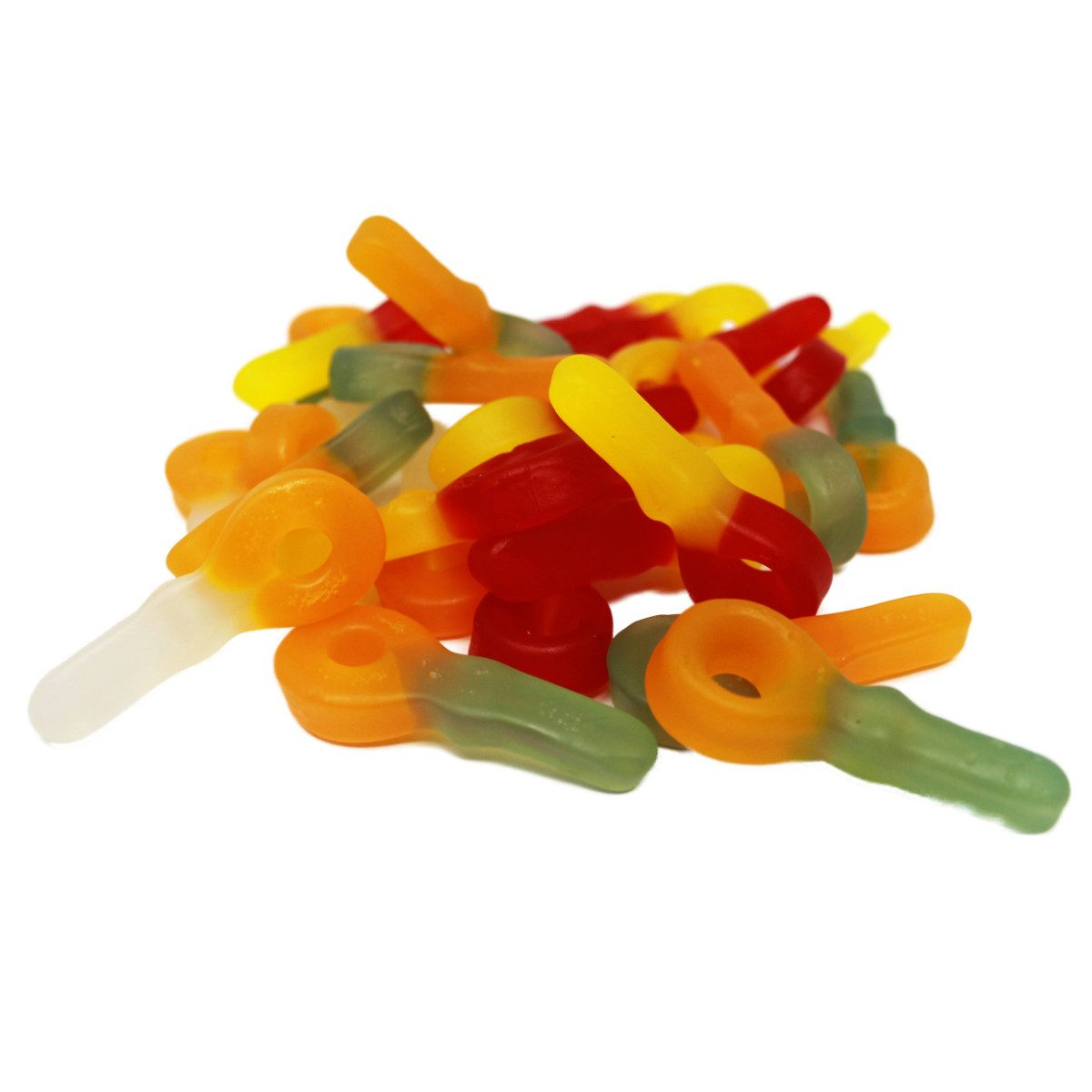 matthjis Süßigkeit, Matthijs Fruchtgummi Fruit Schlüssel veggie ohne Gelatine 800g
