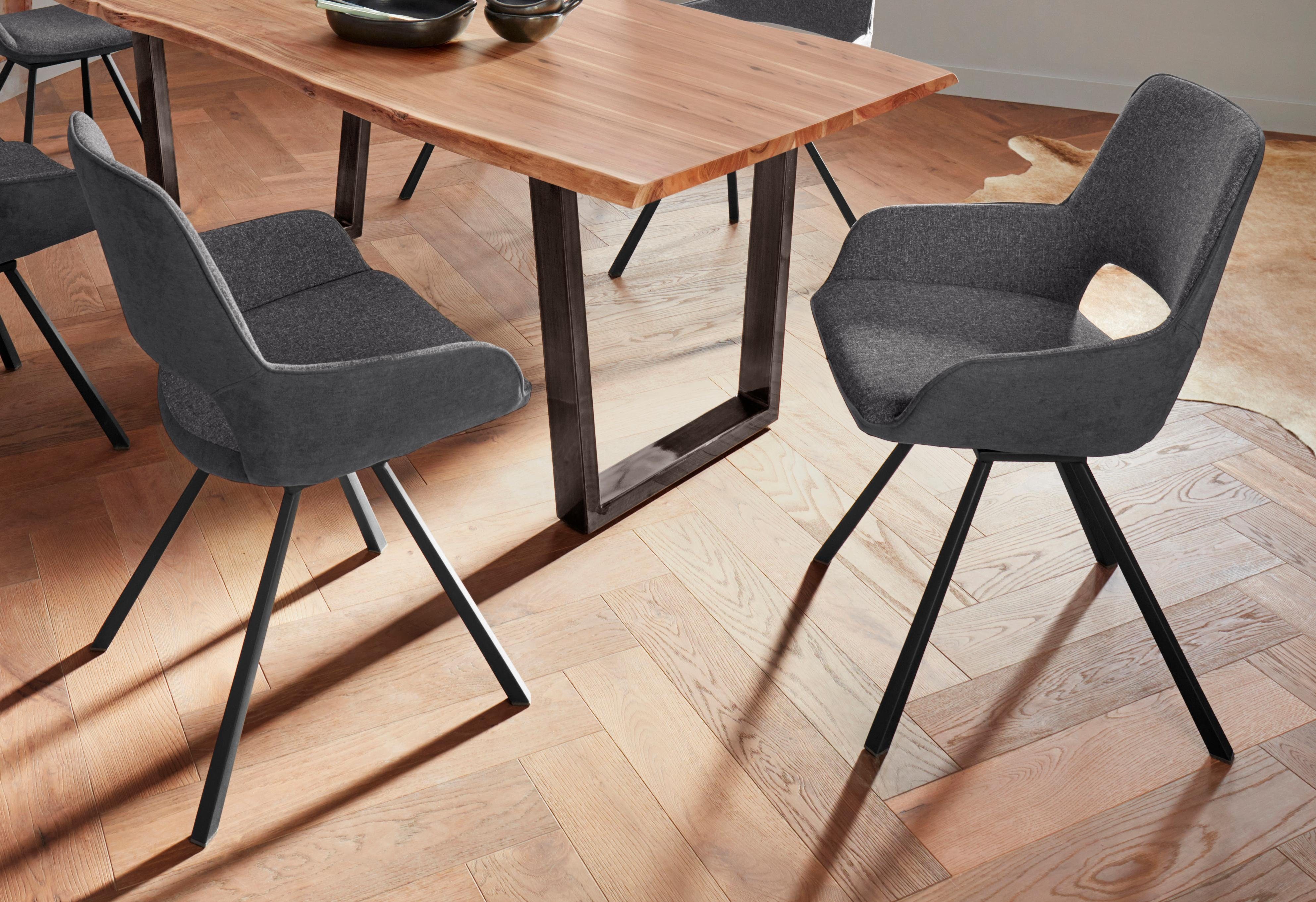 MCA furniture 4-Fußstuhl »Parana« (Set, 2 St), Stuhl belastbar bis 120 Kg