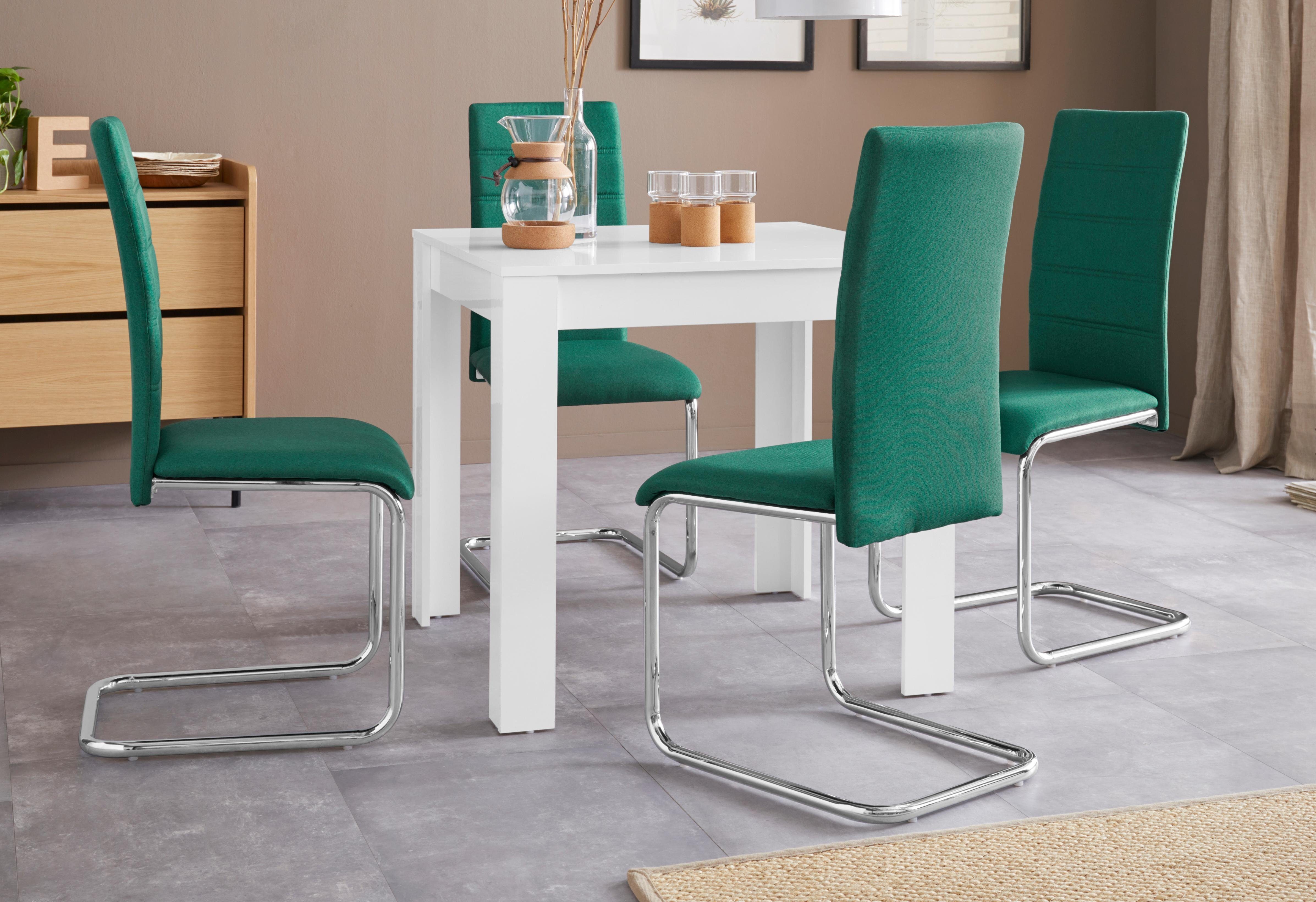 Essgruppe »Esstisch Lynn + Freischwinger Doris«, (Set, 5 tlg) online kaufen | OTTO Essgruppe »Esstisch Lynn + Freischwinger Doris«, (Set, 5 tlg) online kaufen | OTTO