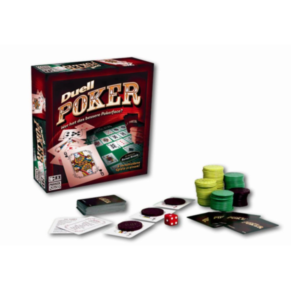 Hasbro Spiel Brettspiel - Duell Poker, Brettspiel