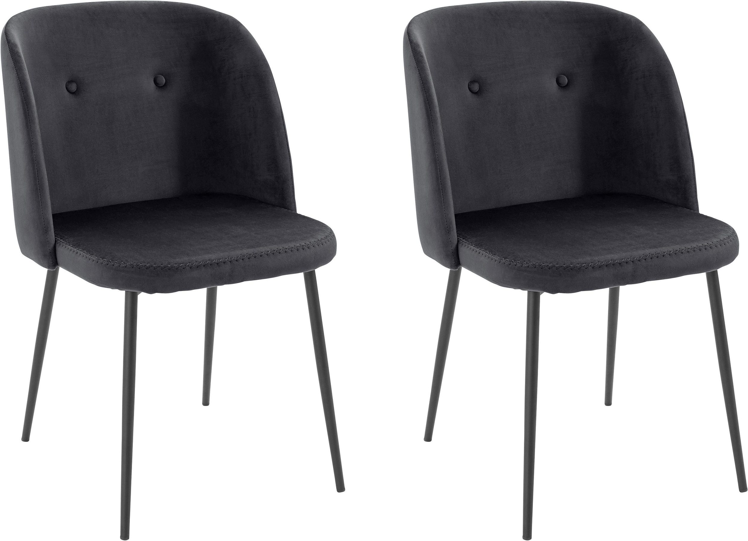 Homexperts 4-Fußstuhl MICKY (2 Stück) - Homexperts