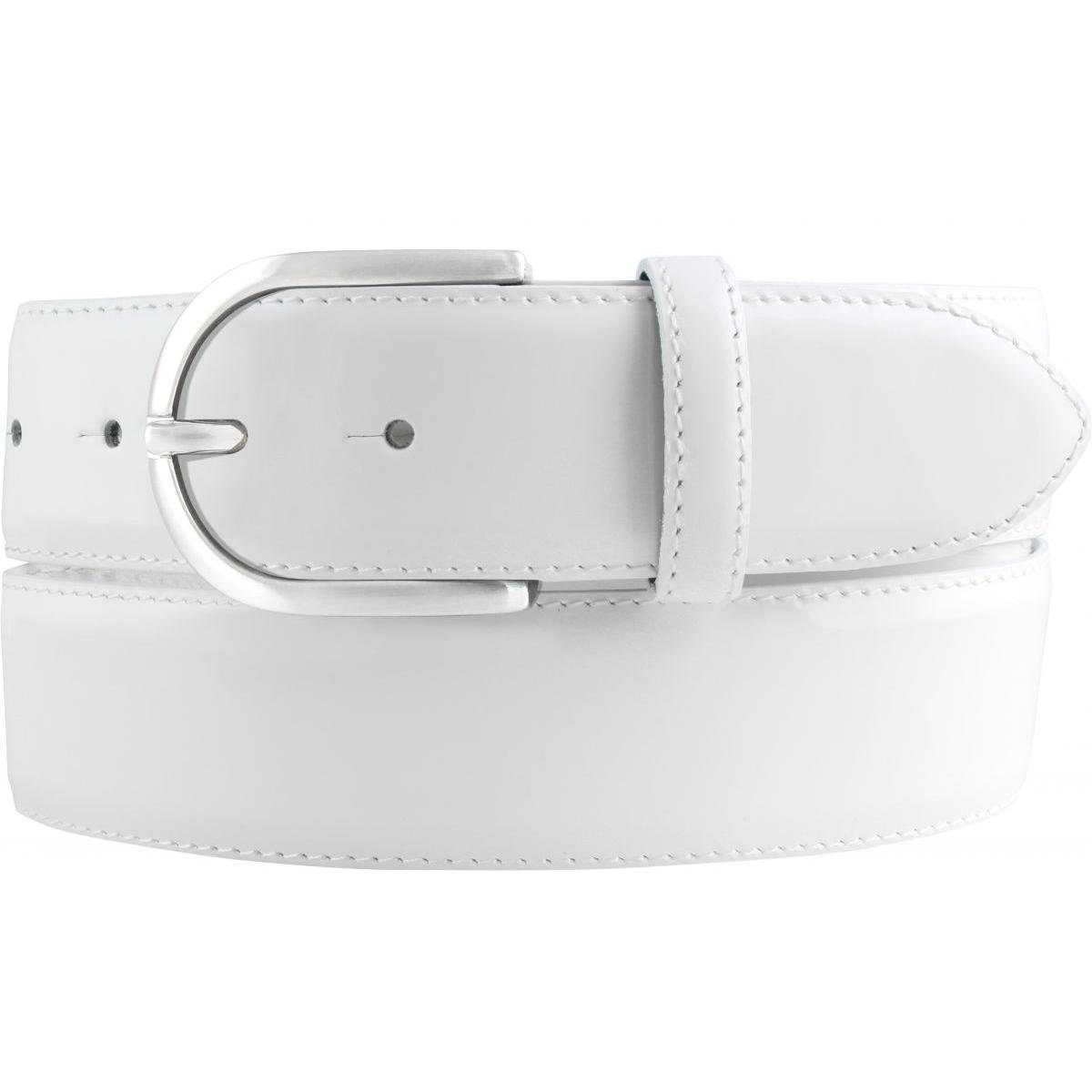 BELTINGER Ledergürtel Lack-Gürtel aus Leder 4 cm - Glänzender Damengürtel 40mm - Eleganter G