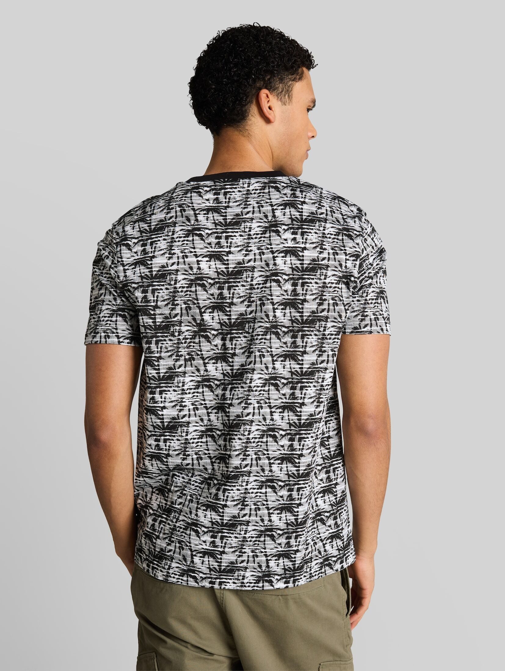 TOM TAILOR Denim T-Shirt T-Shirt T-Shirt mit Palmenprint
