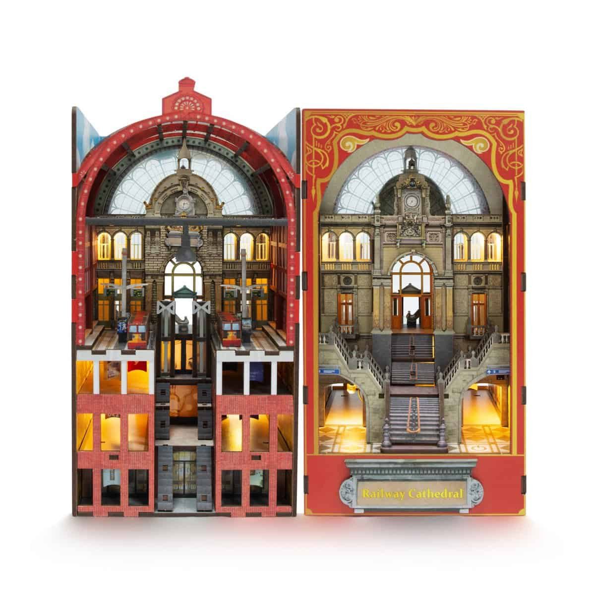 Kitcreatives 3D-Puzzle Buchstütze Railway Cathedral mit günstig online kaufen