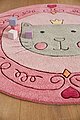 Kinderteppich »Lotti Queen«, SMART KIDS, rund, Höhe 9 mm, Katzen Prinzessin, Konturenschnitt, Bild 8