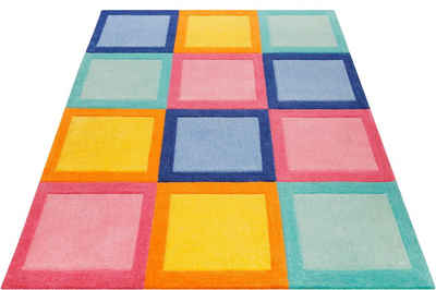 Kinderteppich »Domino Day«, SMART KIDS, rechteckig, Höhe 9 mm, für alle Wohnräume, Konturenschnitt