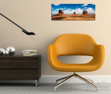 Wallario Leinwandbild, Monument Valley, in verschiedenen Ausführungen