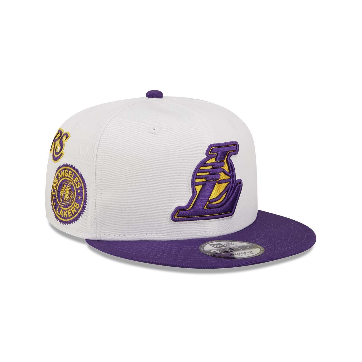 New Era Snapback Cap 9FIFTY All Over Patches Los Angeles Lakers