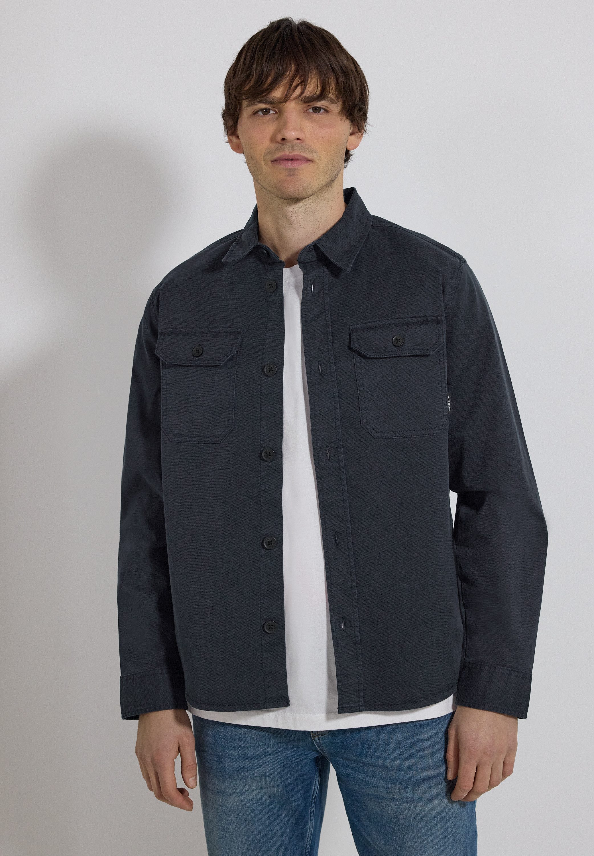 STREET ONE MEN Kurzjacke mit Brusttaschen