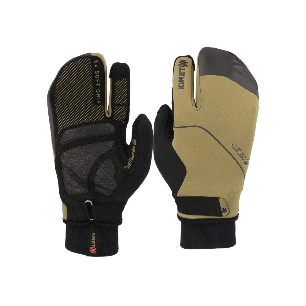 Kinetixx Fahrradhandschuhe Warme Trigger-Winterfahrradhandschuhe Luzan, KinetiXx (in schwarz oder olive) Wasserabweisend, Kälteschutz, Winddicht, Touchscreen kompatibel, Hoher