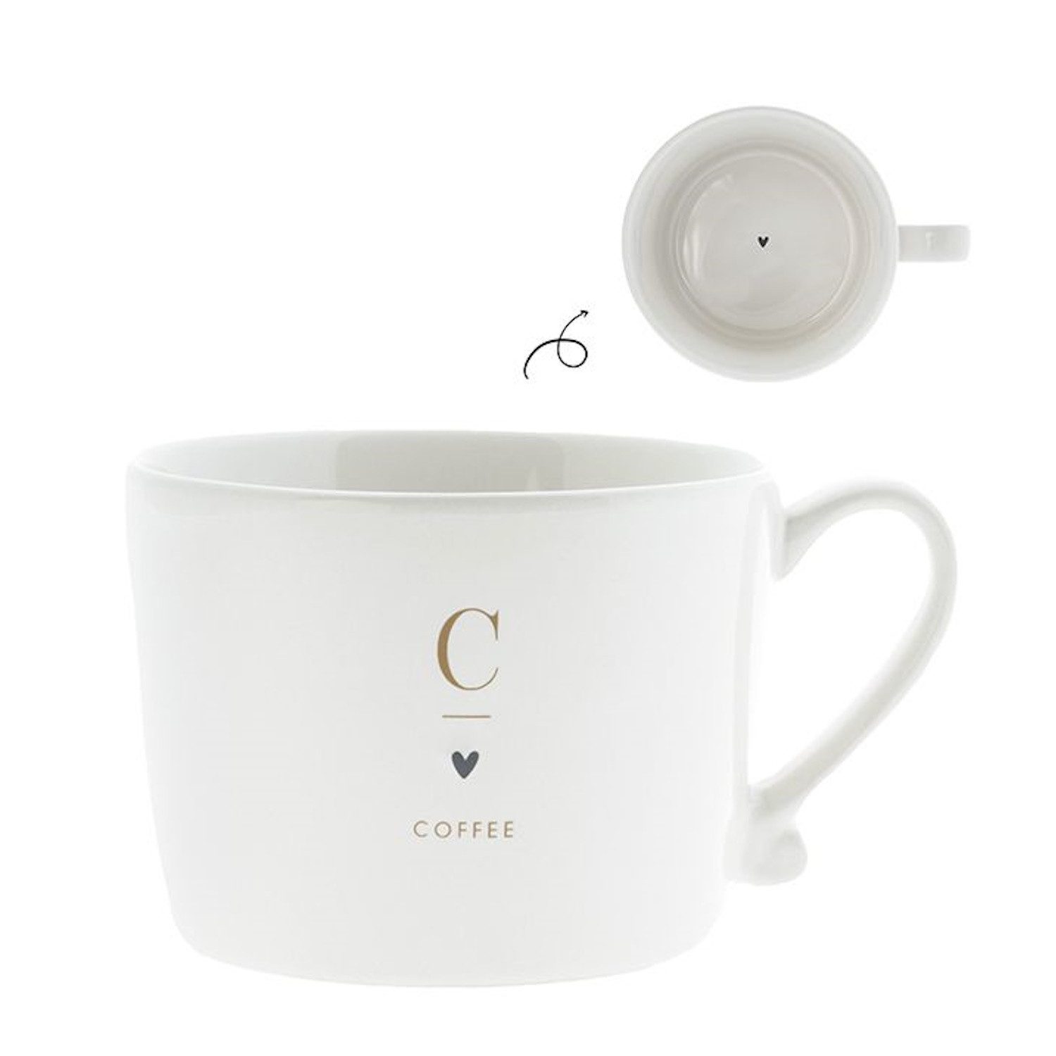 Tasse Schwarz Caramell