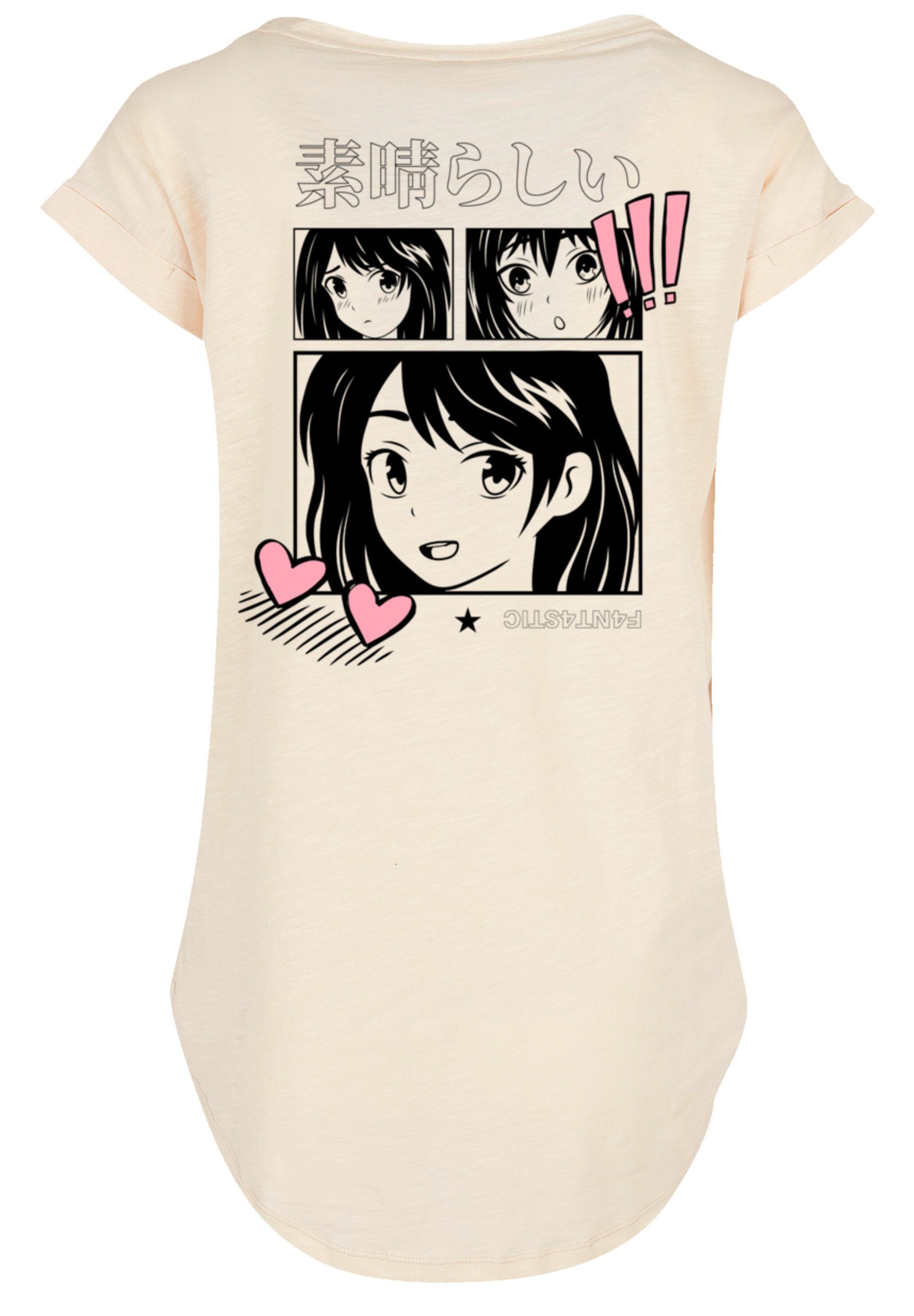 F4NT4STIC T-Shirt Manga Anime Japan Print Grafik Whitesand