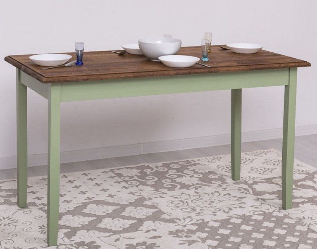 Casa Padrino Esstisch Landhausstil Esstisch Dunkelbraun günstig online kaufen