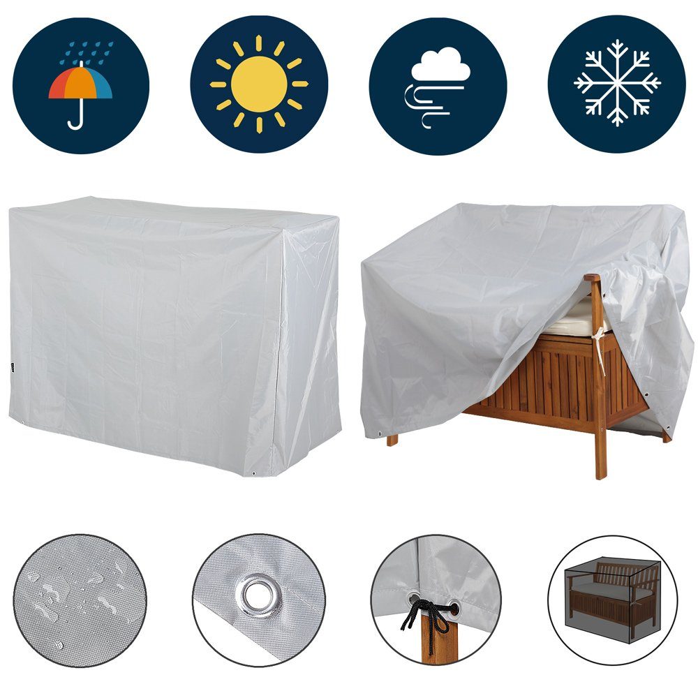 Grill-Schutzhülle Wasserdicht – Passt Auf Alle Marken | Rechteckig 190x65x90 Cm | Ideal Für Plancha & BBQ
