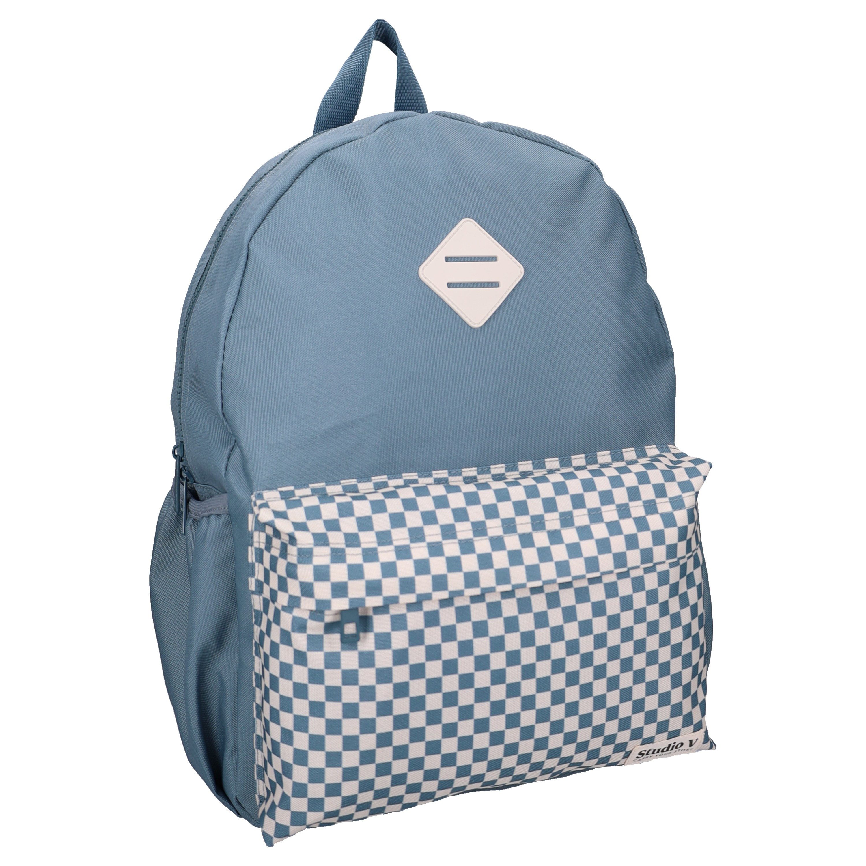Rucksack Double Check Unisex Schulrucksack Freizeitrucksack Karomuster