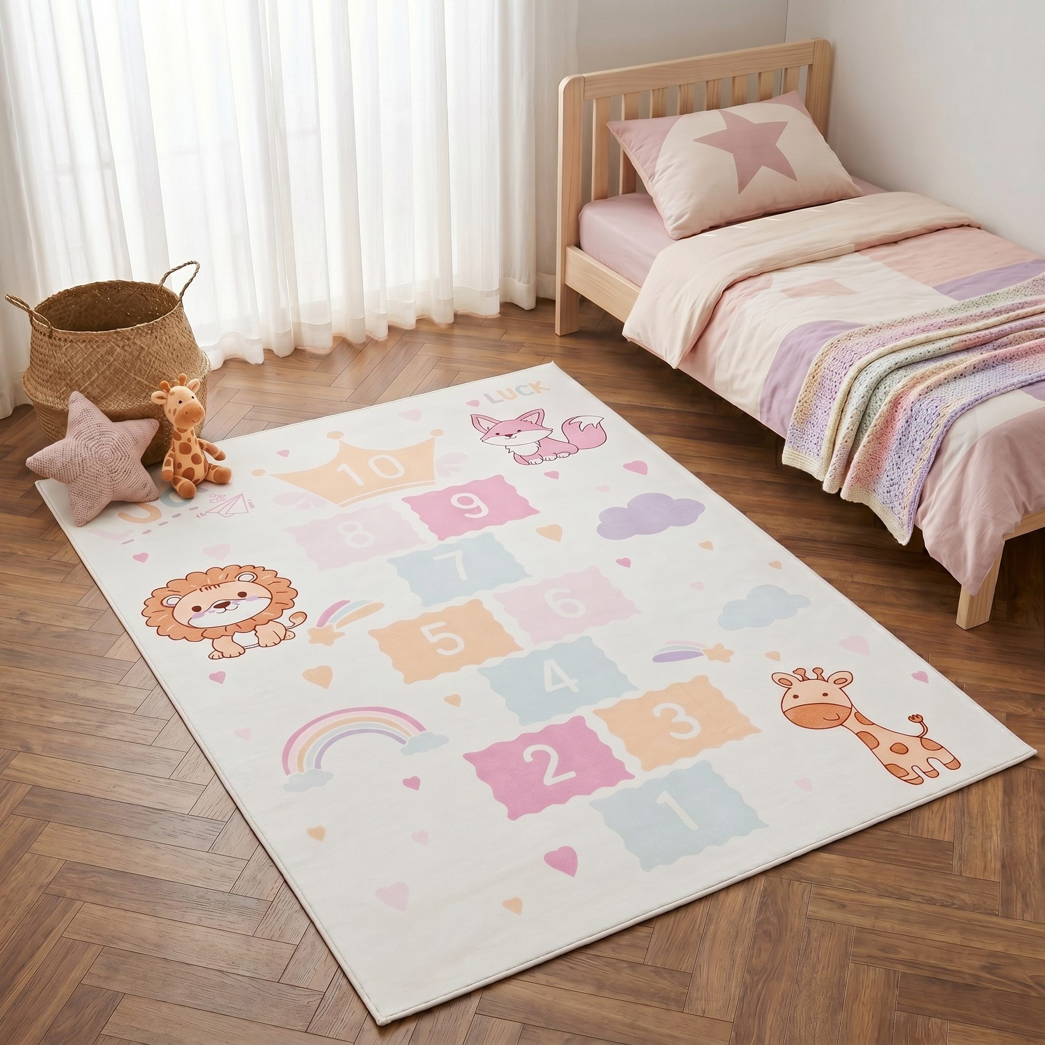 Tapiso Kinderteppich KIDS, rechteckig, Höhe: 6 mm, rutschhemmend