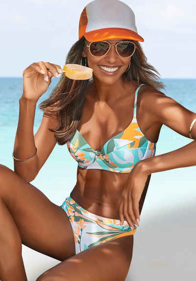 Sunseeker Bügel-Bikini mit kleinem Zierring vorne