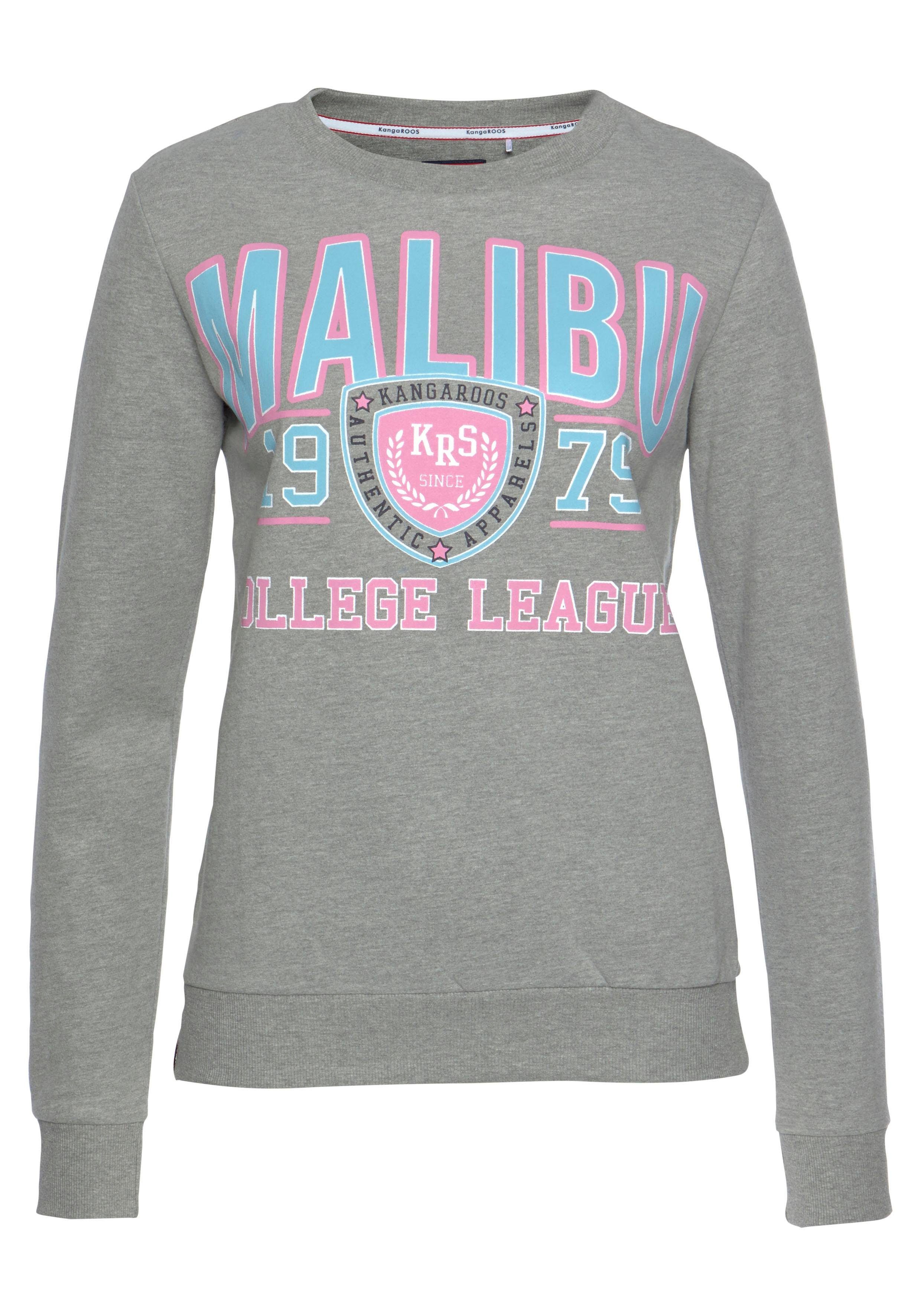 KangaROOS Sweater mit großem "Malibu" Print kaufen OTTO