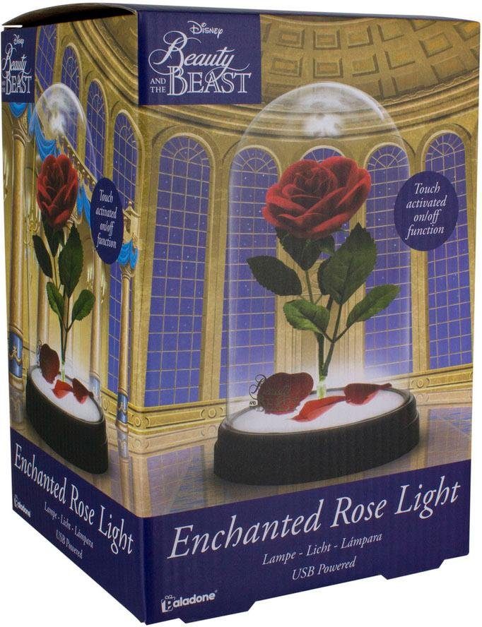 Disney Rose Dekorationsstück mit Beleuchtung NEU Die Schöne und das Biest 
