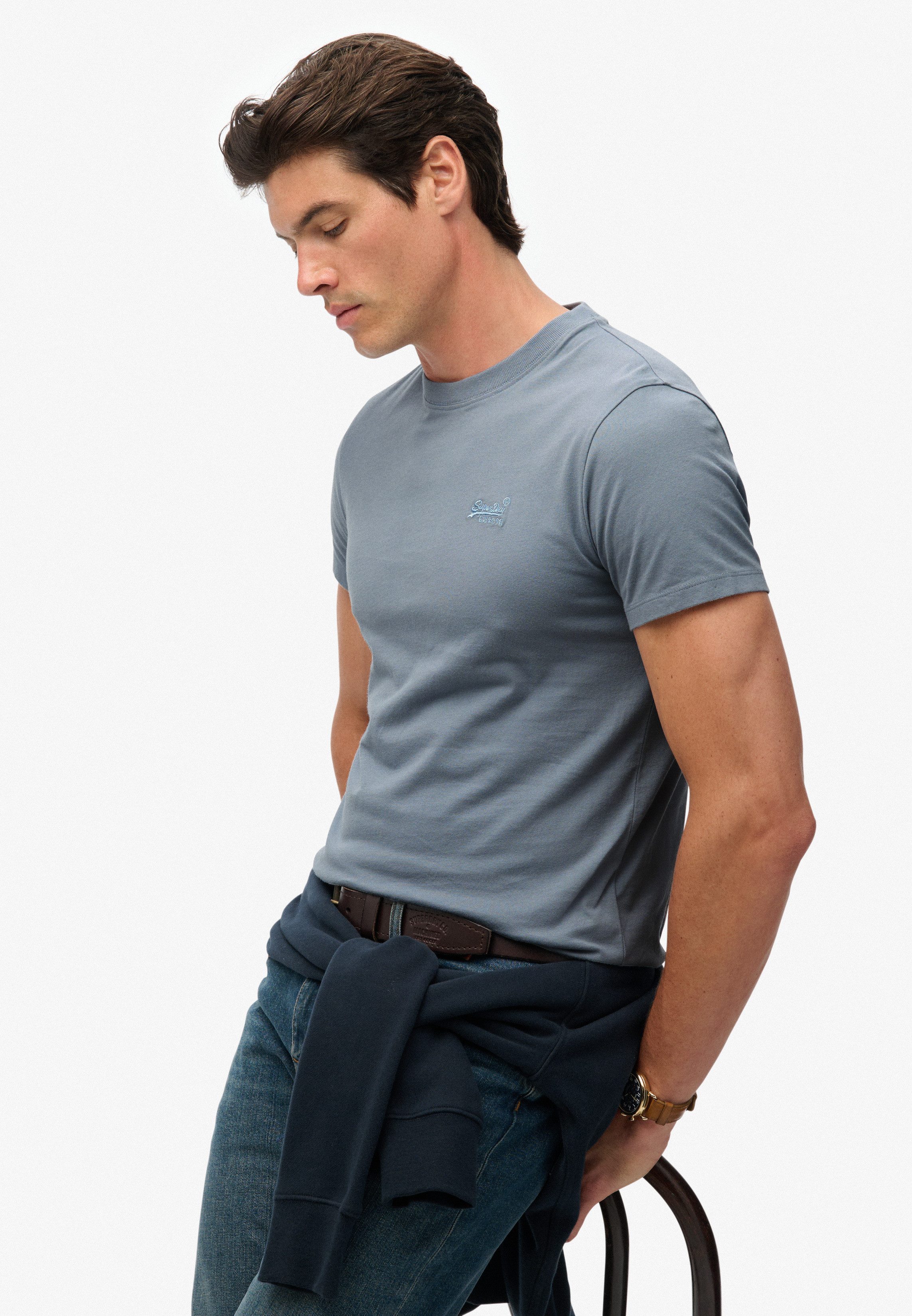 Superdry Rundhalsshirt ESSENTIAL LOGO EMB TEE günstig online kaufen