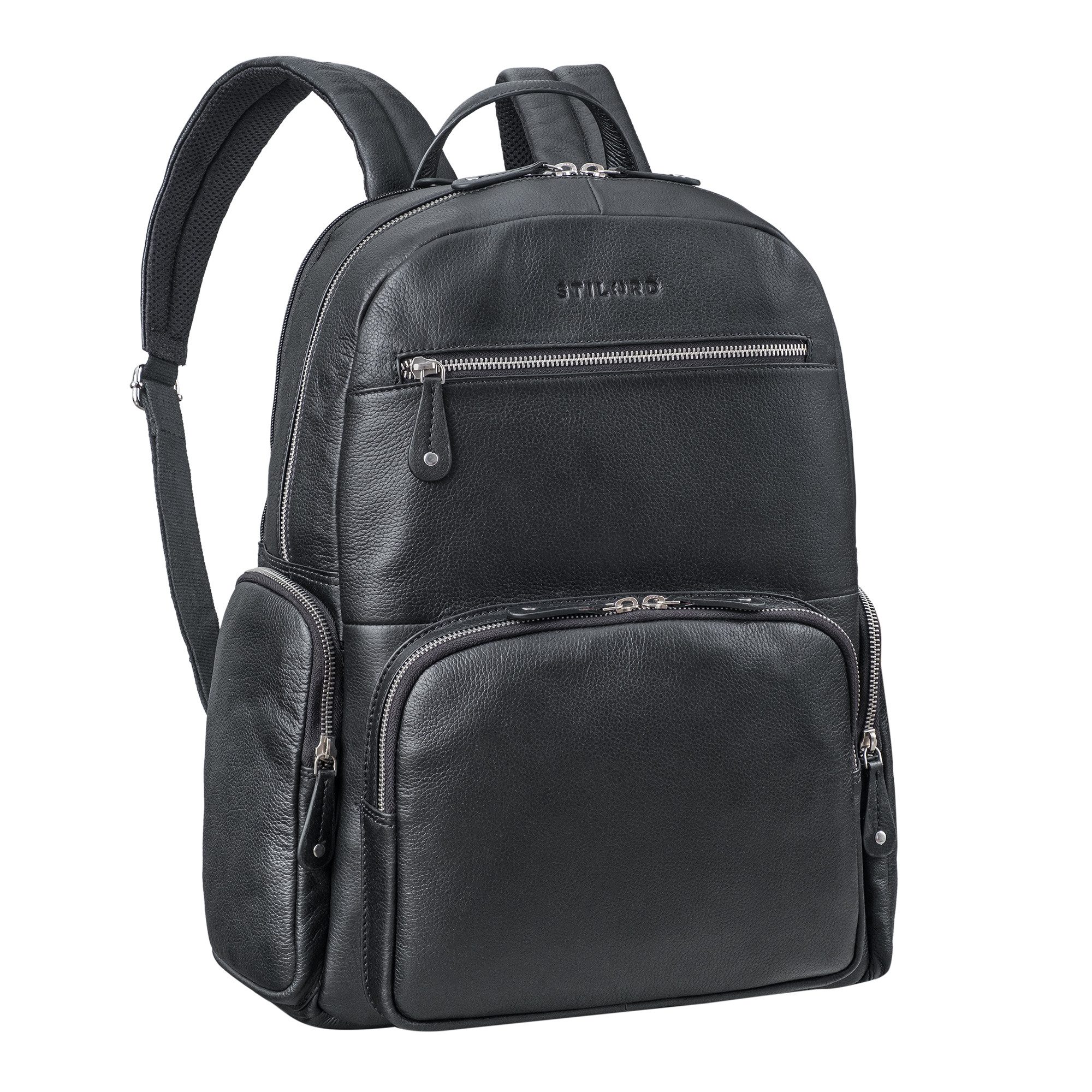 Notebookrucksack "Talvi" Großer Leder Rucksack Herren & Damen Laptop 15 - 17,3 Zoll