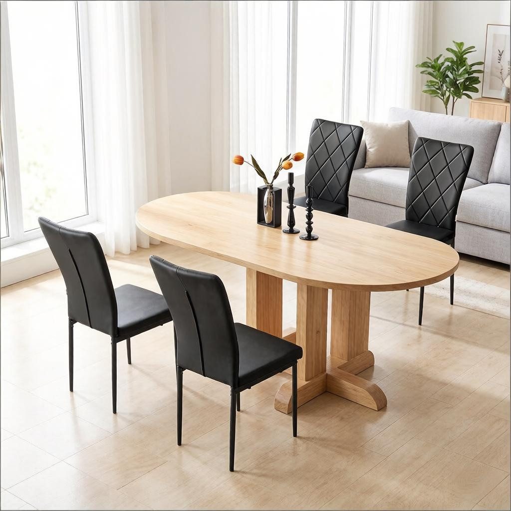 MC Star Stuhl Weicher Aufgabe Stühle,Elegant Küchenstühle,Essstühle (Wohnzimmer Stühle,Empfangsstühle,Wartezimmer Stühle(nur 4PCS Stühle)