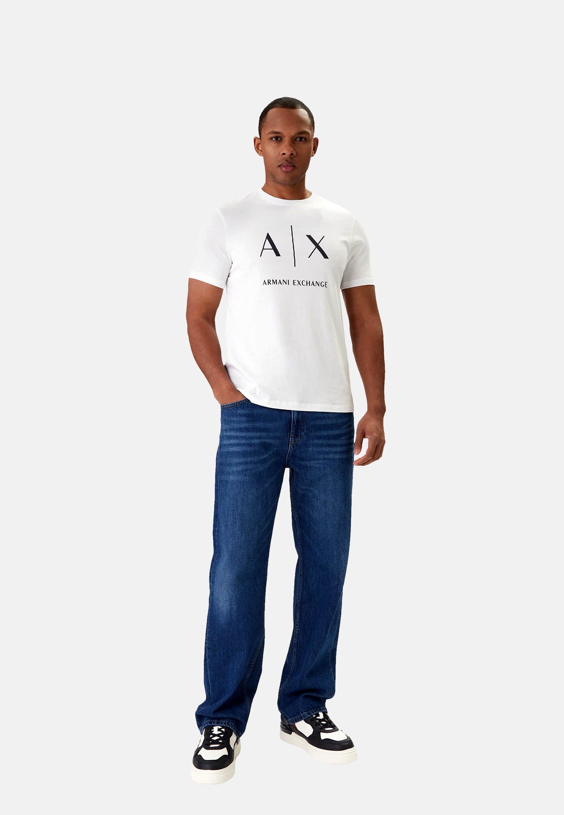 AIX ARMANI EXCHANGE T-Shirt T-Shirt Kurzarmshirt (1-tlg., 1)