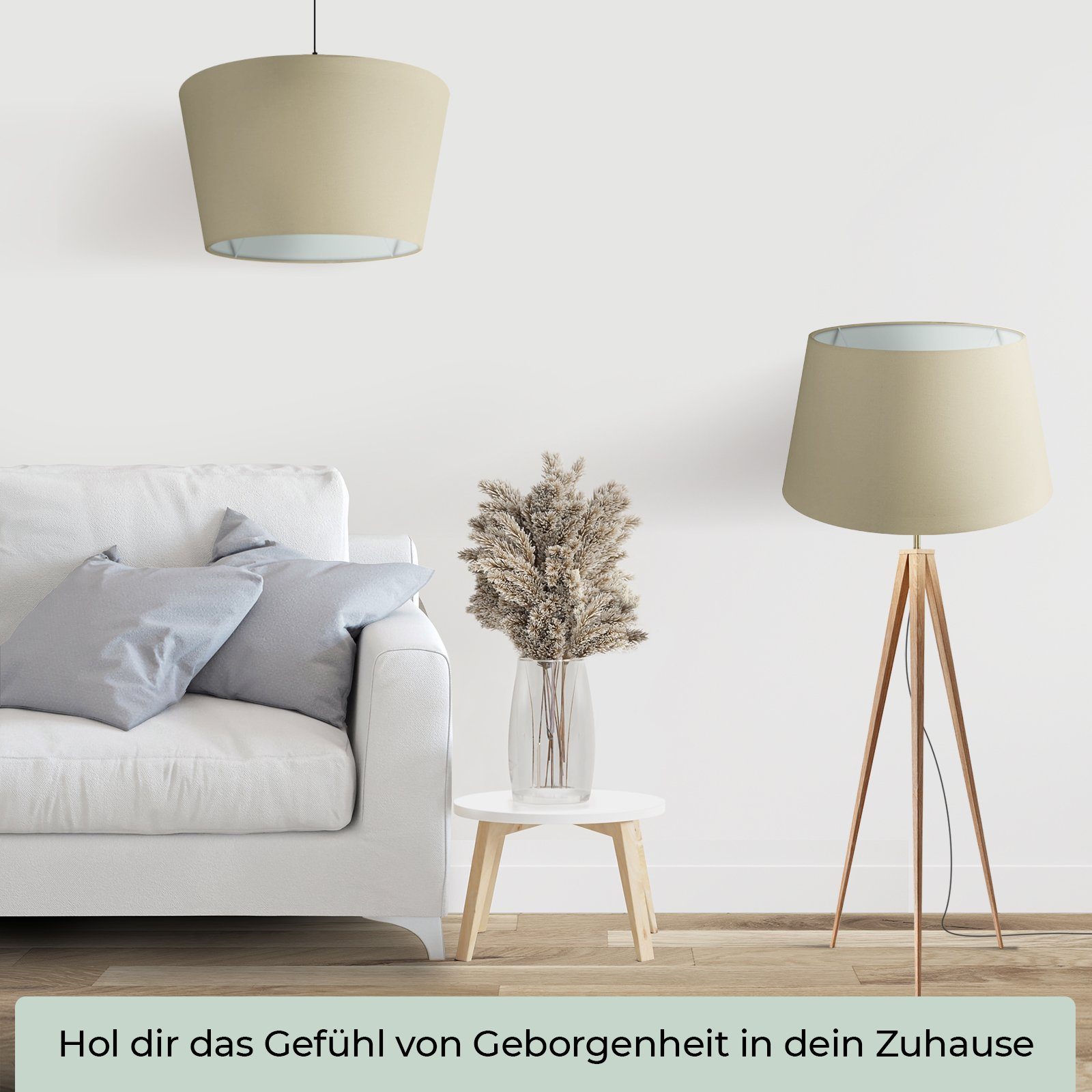 Wogati Lampenschirm Wogati Premium Stehlampe Lampenschirm Konisch