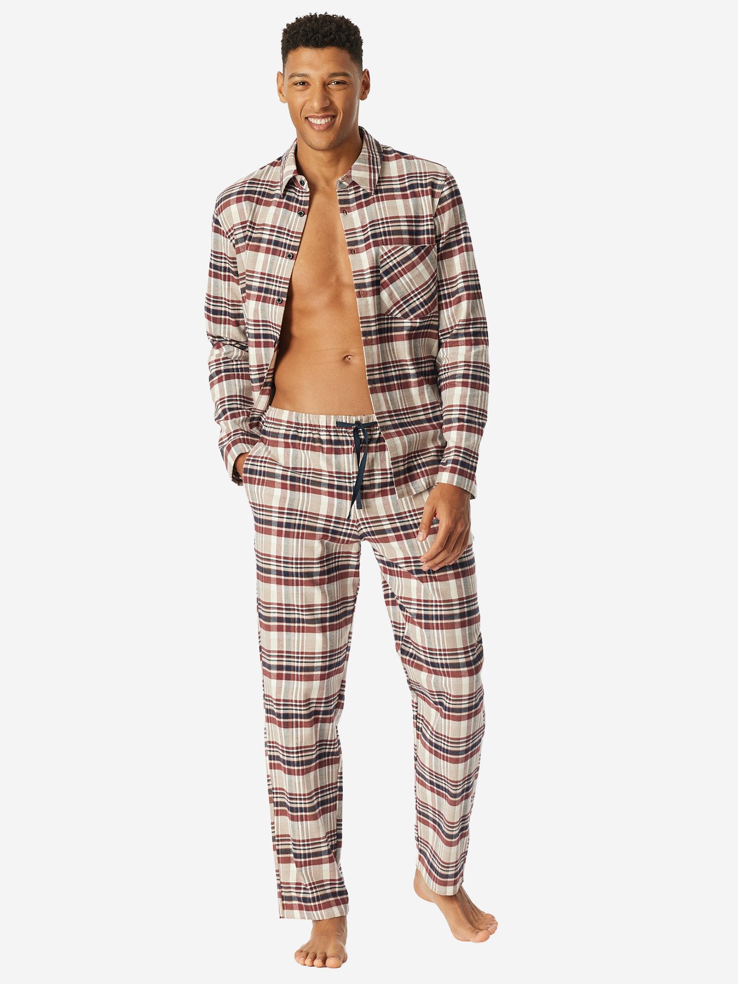 Schiesser Pyjama X-Mas Gifting Sets (2 tlg) schlafanzug schlafmode bequem