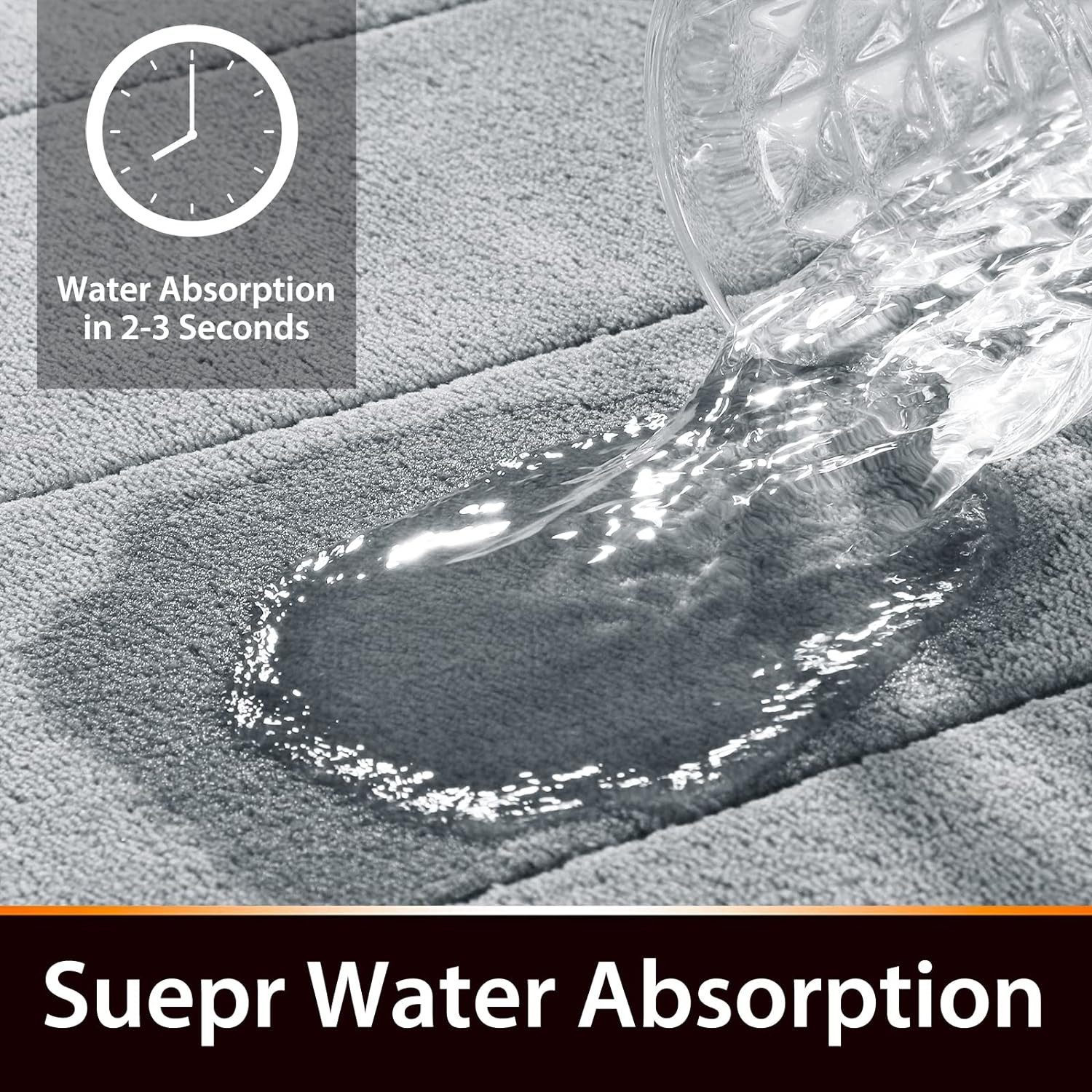 ZEUOPQ Badematte superabsorbierend, waschbar, Badteppich, rutschhemmend günstig online kaufen