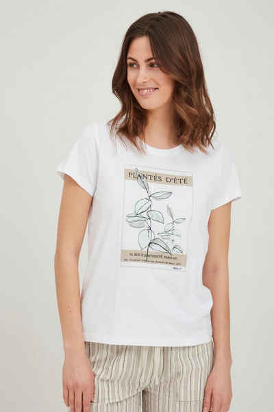 fransa T-Shirt FRAMPLANT 1 T-shirt - 20609213 T-Shirt mit Print