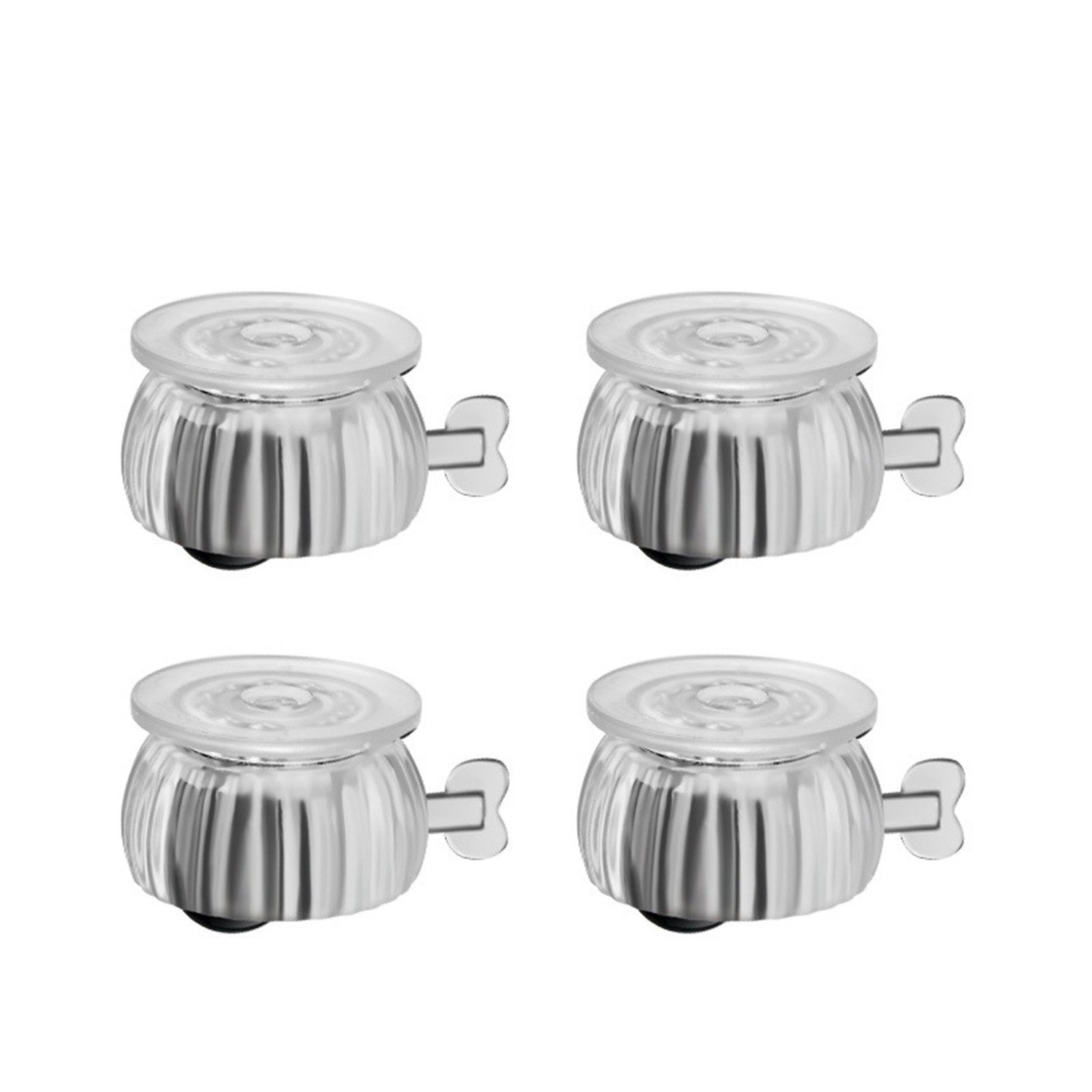 Refttenw Schwerlastrolle Selbstklebende Transportrollen Möbel Rollen mit Sicherheitsschloss, (4-St)