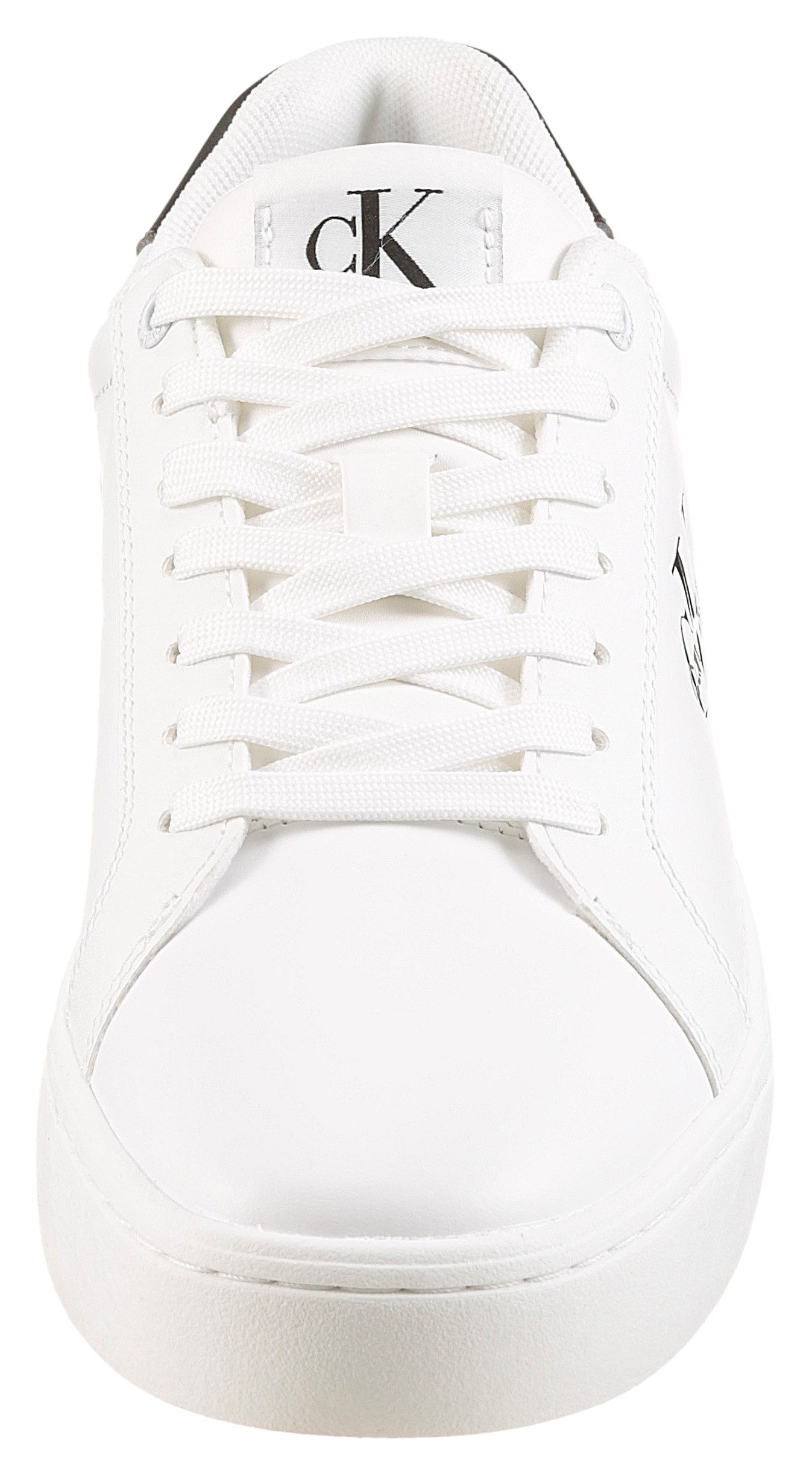 Calvin Klein Jeans CLASSIC CUPSOLE MONO LTH Sneaker Freizeitsneaker, Halbschuh, Schnürschuh in klassischer Optik – Bild 4 von 5