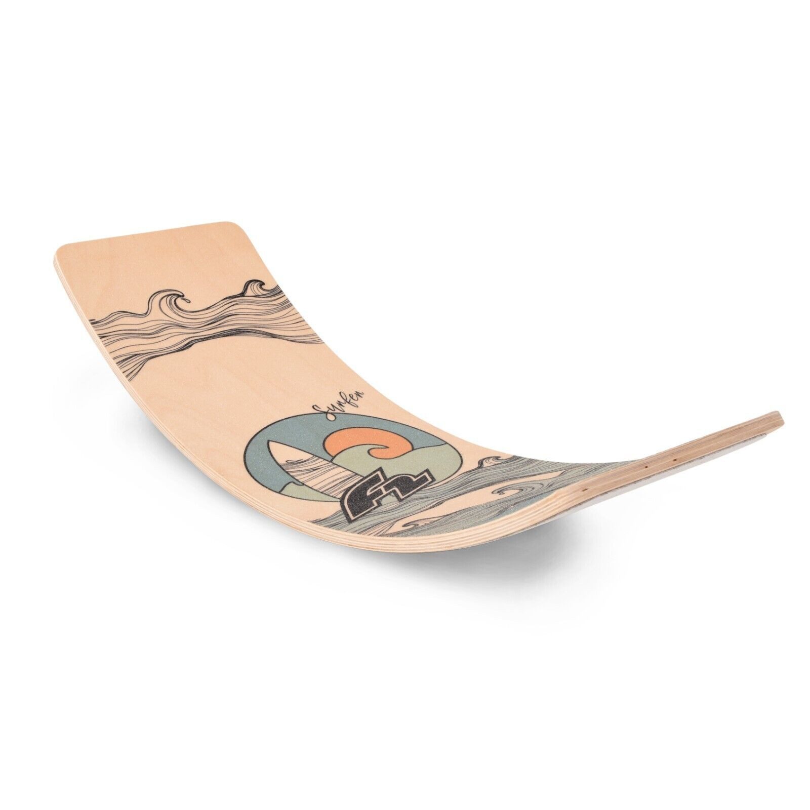 F2 Balanceboard F2 Balance Board Wip Board Balance Training 93x30cm 2024/25, Stärkt Koordination, Gleichgewicht und Muskulatur