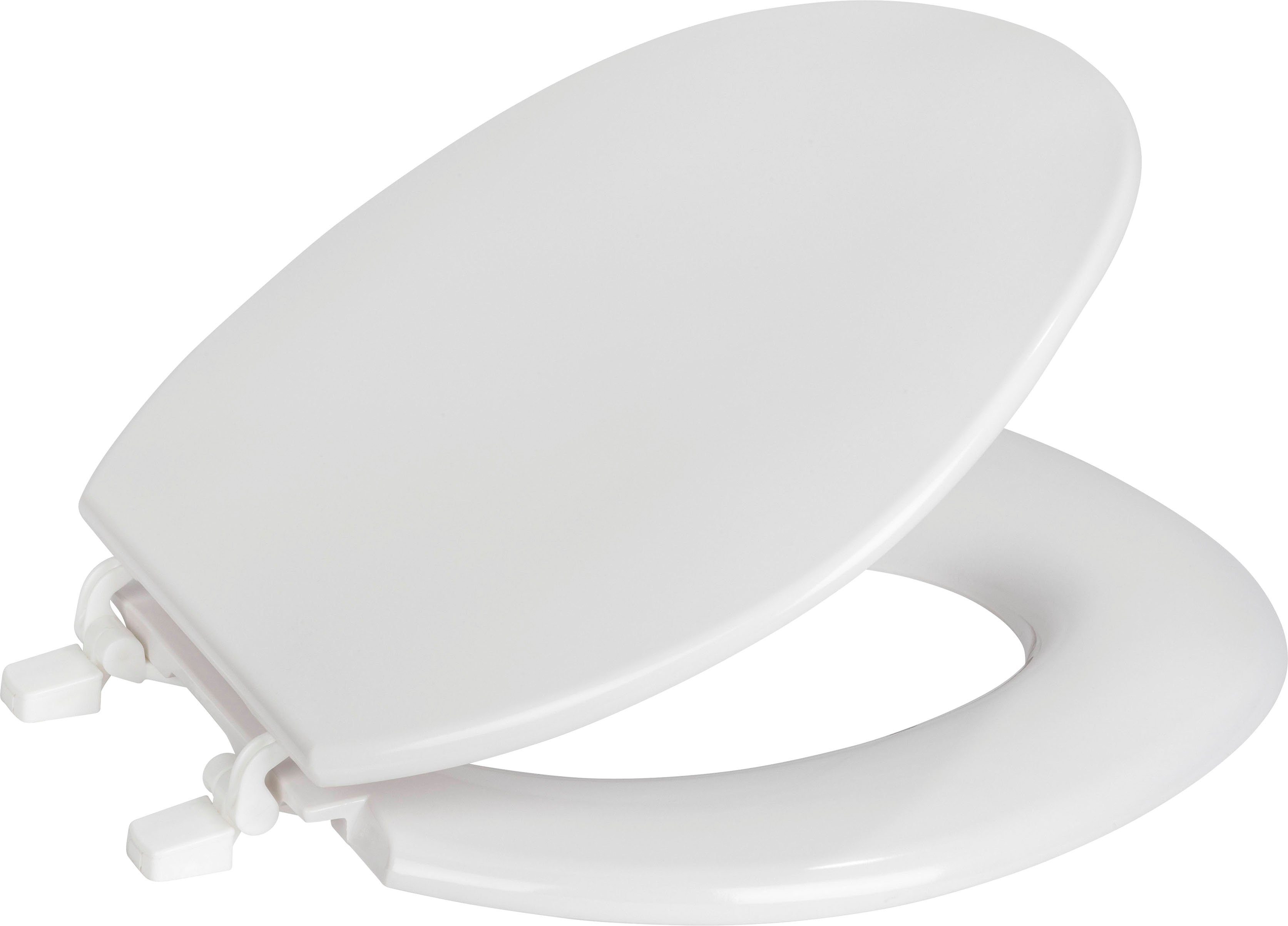 WENKO WC-Sitz Torino XXL, extra breit, belastbar mit bis zu 300 kg