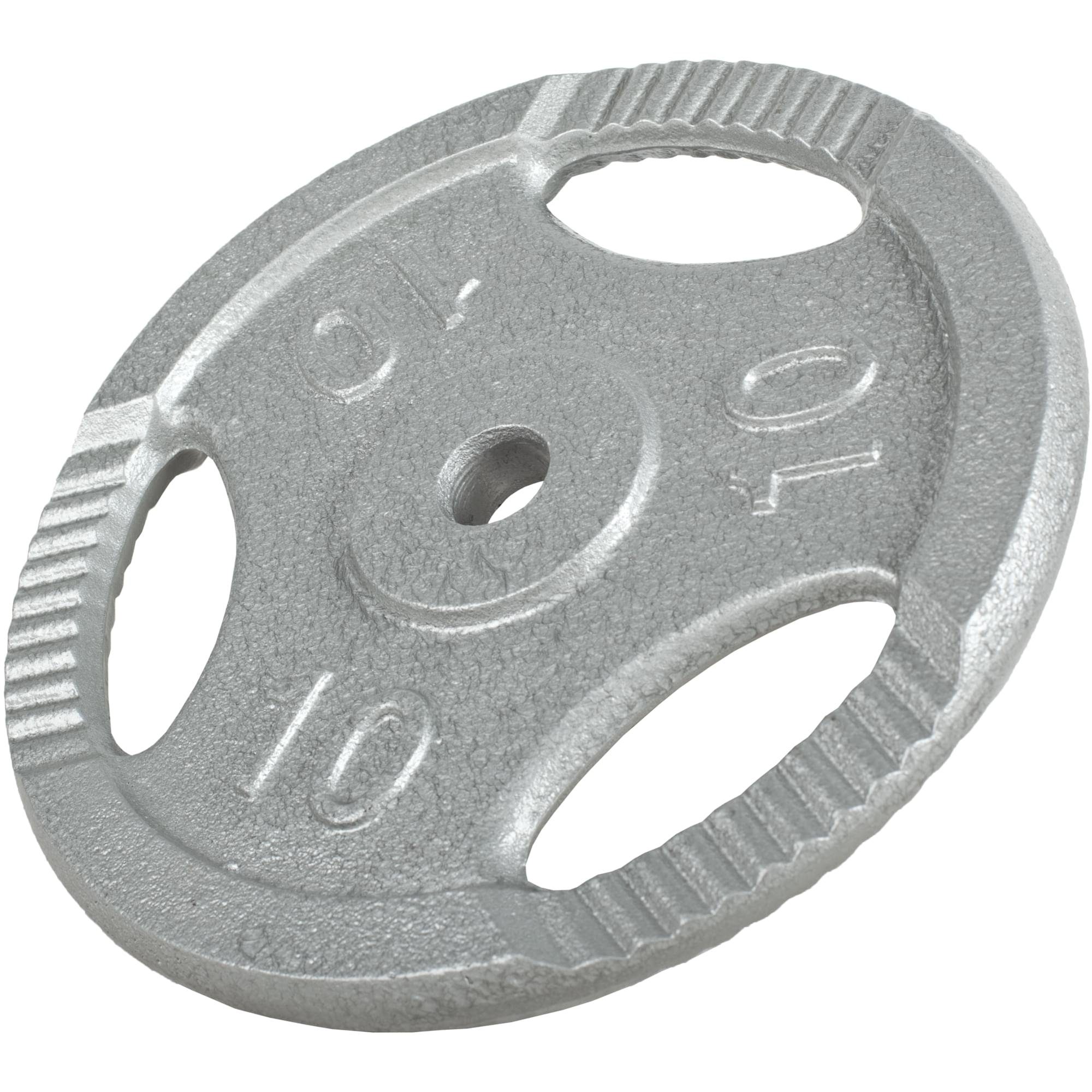 GORILLA SPORTS Hantelscheibe Hantelscheibe Guss Gripper 0,5-20 KG, 10 kg