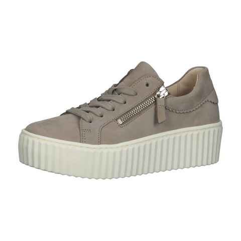 Gabor Sneaker Nubukleder Plateausneaker