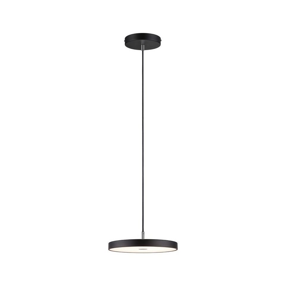 Paulmann LED Pendelleuchte Hildor 20W 300 mm Schwarz 230V 2700K Metall/Kunststoff,  LED fest integriert, Warmweiß, 3-step-dimmbar