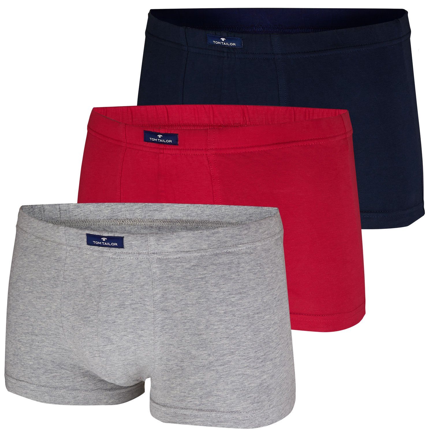 TOM TAILOR Boxershorts (3-St) ohne Eingriff, günstig online kaufen