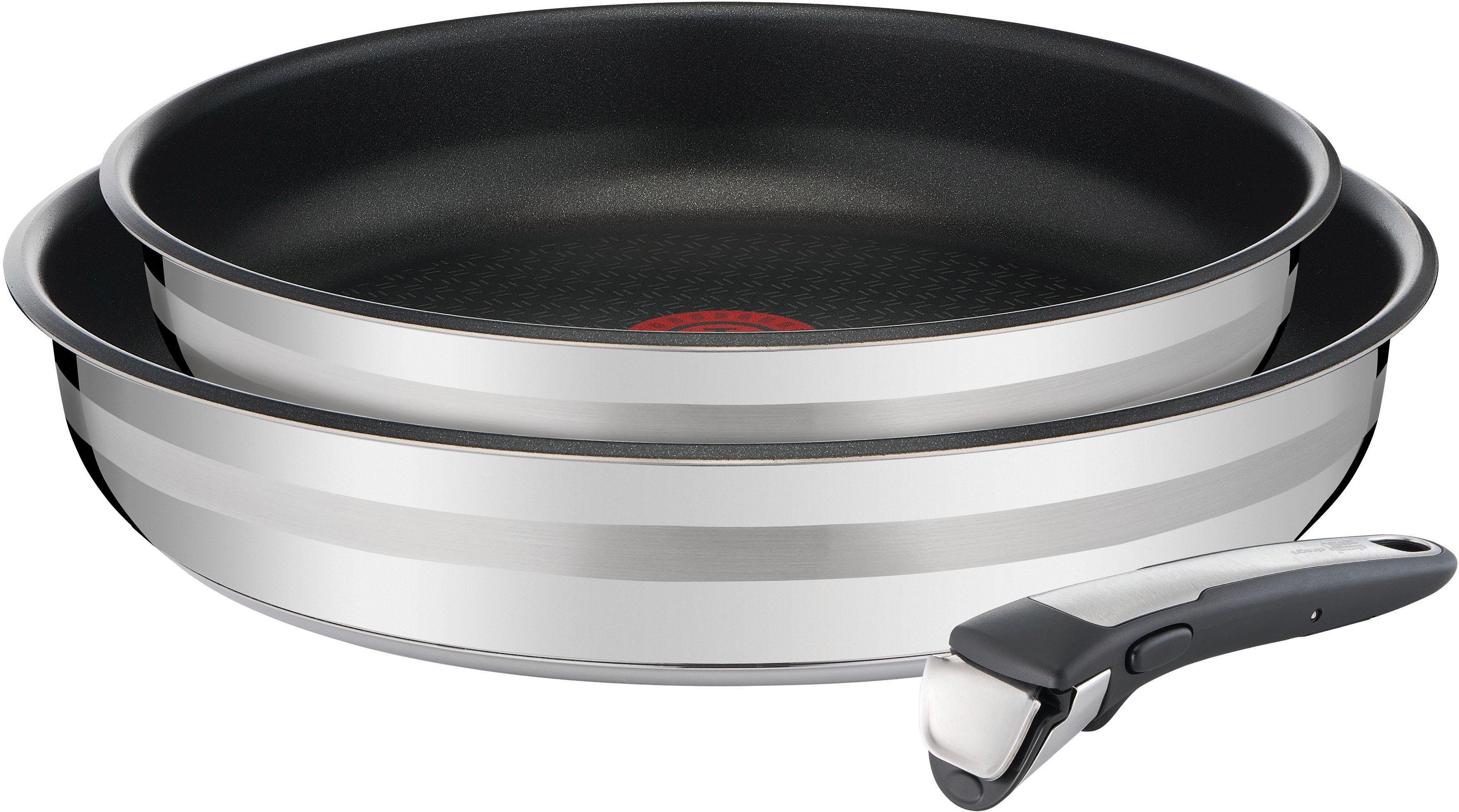 Tefal PfannenSet »Ingenio Jamie Oliver (L95694)«, Edelstahl (Set, 3tlg), Induktion, (24 und 28
