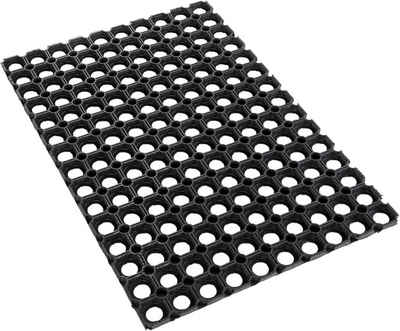 Fußmatte »Gummi Ringmatte«, Andiamo, rechteckig, Höhe 15 mm, Schmutzfangmatte, In- und Outdoor geeignet, besonders robust