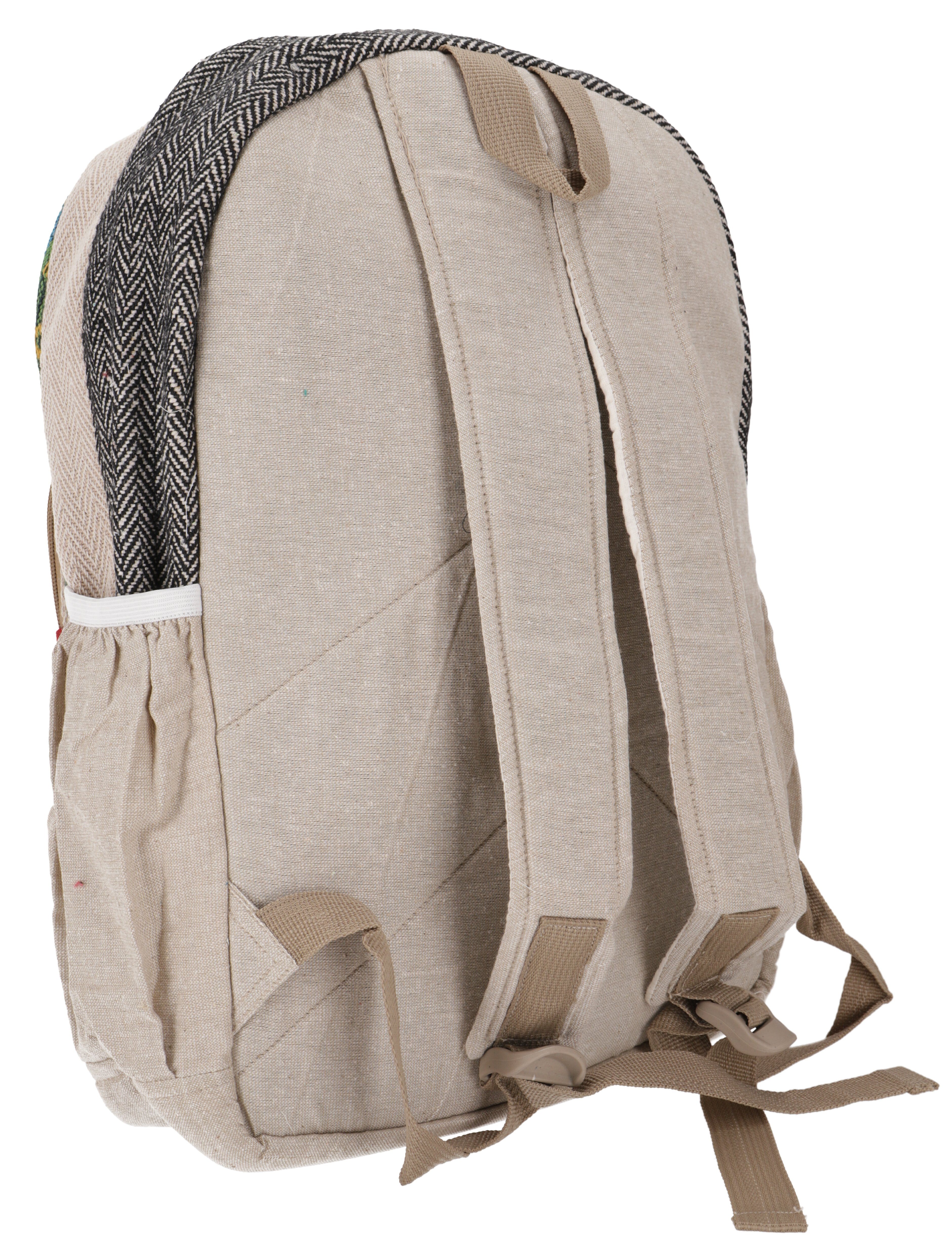 Guru-Shop Freizeitrucksack Ethno Hanf Rucksack - günstig online kaufen